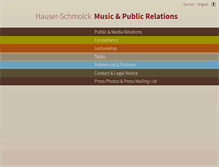 Tablet Screenshot of hauserschmolck.com